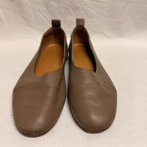Everlane The Italian Leather Day Glove Flats - Cocoa - Size 6.5